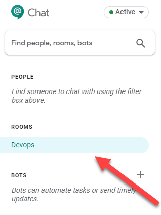 Google hangout room